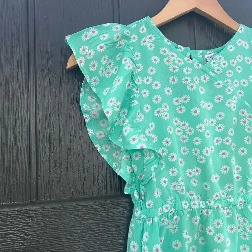 Carter's girls Daisy Faux Wrap FLORAL Dress size 8 Y